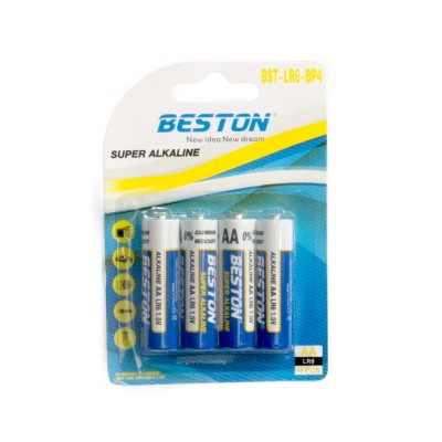 Батарейка Beston AA Alkaline, 4шт./уп. (AAB1831)