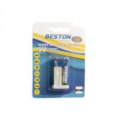 Батарейка Beston Alkaline Крона 9V, лужна (6LR61), 1 шт.
