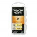 Батарейки Duracell Activair 10 (PR70) для слухового апарату (6 шт. у кейсі)