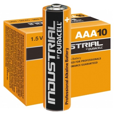 Батарейки DURACELL Industrial AAA (LR03/2400), 10шт./уп.