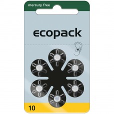 Батарейки ECOPACK 10 (PR70), 6 шт./уп.| УЦІНКА
