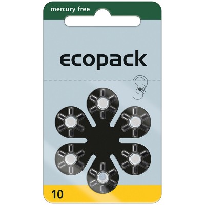 Батарейки ECOPACK 10 (PR70), 6 шт./уп.| УЦІНКА