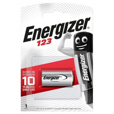 Батарейка Energizer 123 (CR123A) Lithium 3V