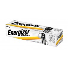 Батарейки лужні Energizer Industrial, Крона 9V (6LR61), 12 шт