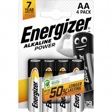 Батарейки лужні Energizer Alkaline Power AA, 4 шт./уп.