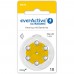 Батарейки EverActive ULTRASONIC 10 (PR70) для слухового аппарата, 6 шт./уп.