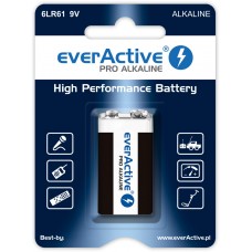 Батарейка лужна everActive PRO, Крона 9V (6LR61)