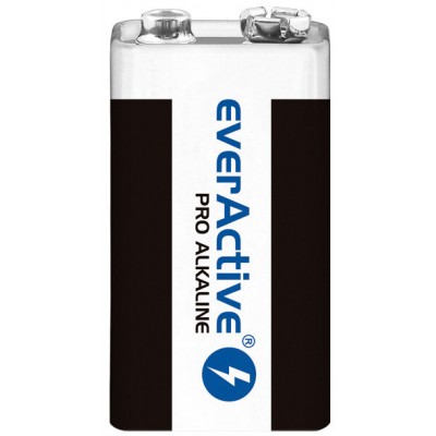Батарейка лужна everActive PRO, Крона 9V (6LR61), 1 шт./плівка