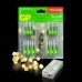 Новорічний набір Батарейки лужні GP Super Alkaline G-TECH, 12шт. AA + 12шт. AAА + LED гірлянда