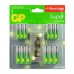 Новорічний набір Батарейки лужні GP Super Alkaline G-TECH, 12шт. AA + 12шт. AAА + LED гірлянда