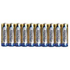 Батарейки лужні Maxell Alkaline AA, 10 шт./плівка