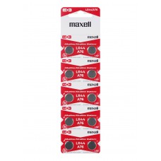 Батарейка Maxell LR44 Alkaline 1.5V, 10 шт./уп.