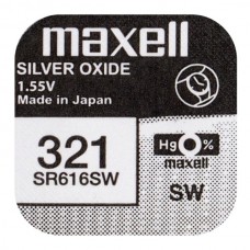 Батарейка Maxell 321 (SR616SW) Silver Oxide 1.55V