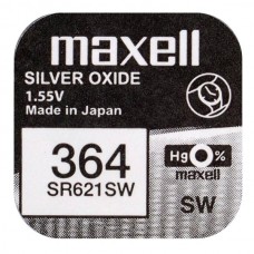Батарейка Maxell 364 (SR621SW) Silver Oxide 1.55V