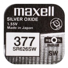 Батарейка Maxell 377 (SR626SW) Silver Oxide 1.55V