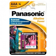 Батарейка Panasonic ALKALINE POWER AAA Cirque du Soleil, 4 шт./уп.