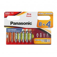 Батарейки лужні Panasonic PRO POWER AAA, 12 шт./уп.