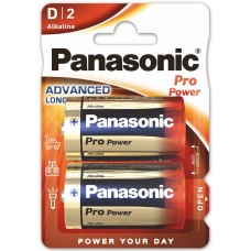Батарейки лужні Panasonic PRO POWER D (LR20), 2 шт./уп.