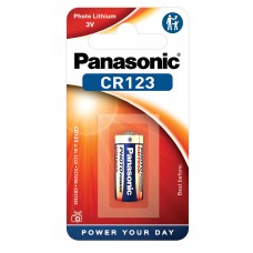 Батарейка Panasonic CR123 Lithium 3V (CR-123AL/1BP)