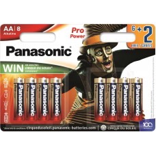 Батарейка Panasonic PRO POWER AA Alkaline Cirque du Soleil, 8 шт./уп. (LR6XEG/8B2FCDS)