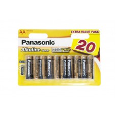Батарейка Panasonic ALKALINE POWER AA, 20 шт./уп. (LR6REB/20BW)