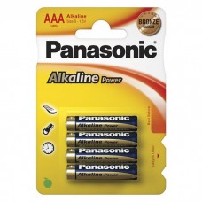 Батарейки Panasonic ALKALINE POWER AAA, 4 шт./уп. (LR03REB/4BPR)