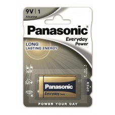 Батарейки Panasonic EVERYDAY POWER Крона 9V (6F22REE/1B)