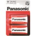 Батарейки Panasonic RED ZINK D (R20) ZINK-CARBON, 2 шт./уп. (R20REL/2BPR)
