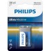 Батарейка Philips Ultra Alkaline Крона (6LR61)