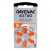 RAYOVAC EXTRA 13 (PR48) батарейки для слухового апарату, 6 шт./уп. RAYOVAC EXTRA 13 (PR48) батарейки для слухового апарату, 6 шт./уп.