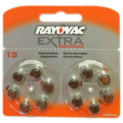 Батарейки RAYOVAC EXTRA ADVANCED 13, 12 шт./уп.