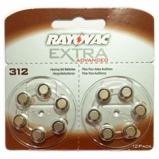 Батарейки RAYOVAC EXTRA ADVANCED 312, 12 шт./уп.