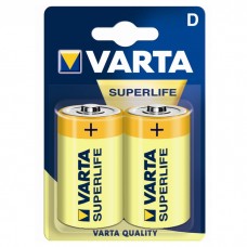Батарейка VARTA SUPERLIFE D ZINC-CARBON, 2 шт./уп. (02020101412)