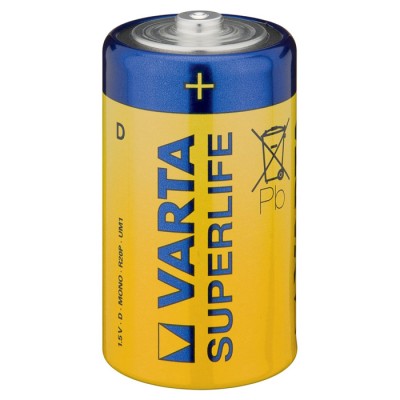 Батарейка VARTA SUPERLIFE D ZINK-CARBON, 6 шт./уп. (02020101306)