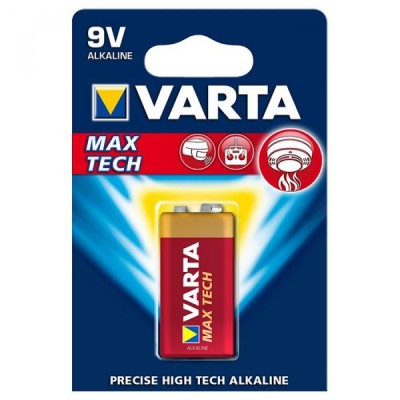 Батарейка VARTA Max Tech Крона 9V (6LR61) Alkaline (04722101401)