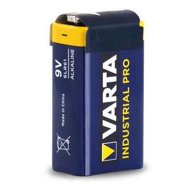 Батарейки лужні Varta Industrial PRO, Крона 9V (6LR61)