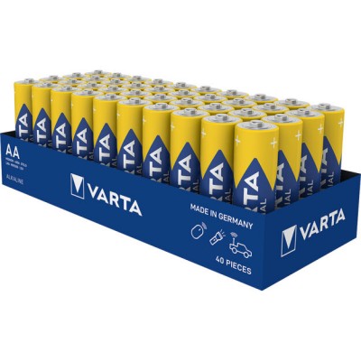 Батарейки лужні Varta Industrial PRO AA, 40 шт./уп.