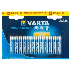 Батарейка VARTA HIGH Energy AAA ALKALINE, 12 шт./уп. (04903121482)