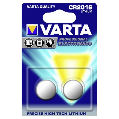 Батарейка VARTA CR 2016 LITHIUM, 2 шт./уп. (06016101402)