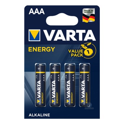 Батарейки VARTA ENERGY AAA, 4 шт./уп.