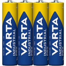 Батарейки лужні Varta Industrial PRO AAA, 4 шт./уп.