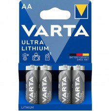 Батарейки літієві VARTA ULTRA Lithium AA, 4шт./уп.