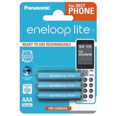 Акумулятори Panasonic Eneloop Lite AAA 600 mAh (min.550mah), 3 шт./уп.