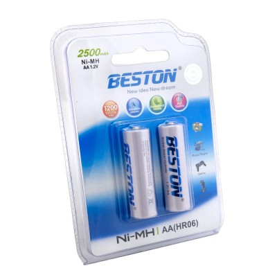 Акумулятор BESTON AA 2500mAh, 2шт./уп. (AAB1836)