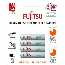 Акумулятори Fujitsu AAA 800 mAh, 4 шт./уп., (HR-4UTCEU(4B))