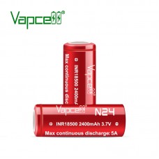 Акумулятор Vapcell N24 INR18500 2400 mah, 5A, Li-ion 3.7V
