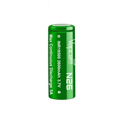 Акумулятор Vapcell N26 INR18500 2600 mah, 5A, Li-ion 3.7V