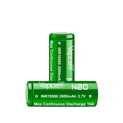 Акумулятор Vapcell N20 INR18500 2000 mah, 10A, Li-ion 3.7V