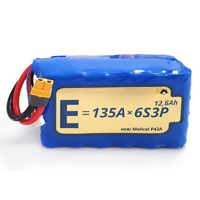 Акумулятор для квадрокоптера Li-ion 6s3p 12600 mah, (Molicel INR21700-P42A)