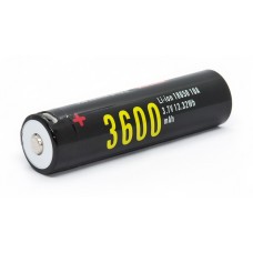 Акумулятор Soshine 18650 3600 mAh Li-ion з USB Type-C, із захистом (Protected)